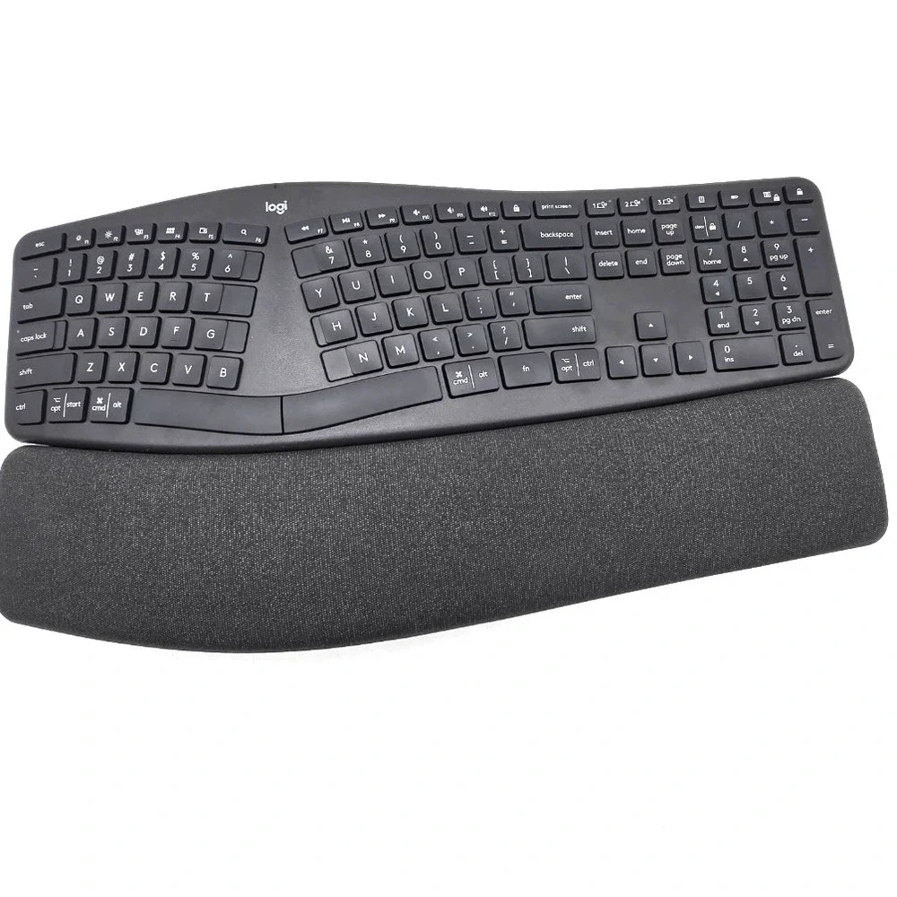 Logitech‎ K860 Wireless Bluetooth Ergonomic Keyboard Split Design PC Mac Black